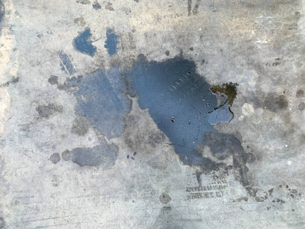Before: Oil-Stained to Glossy Solid Color